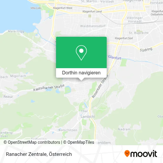 Ranacher Zentrale Karte