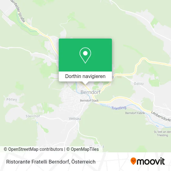 Ristorante Fratelli Berndorf Karte