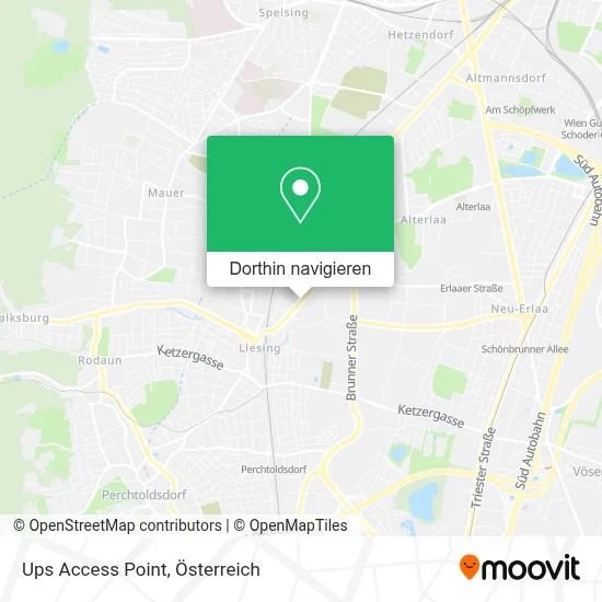 Ups Access Point Karte