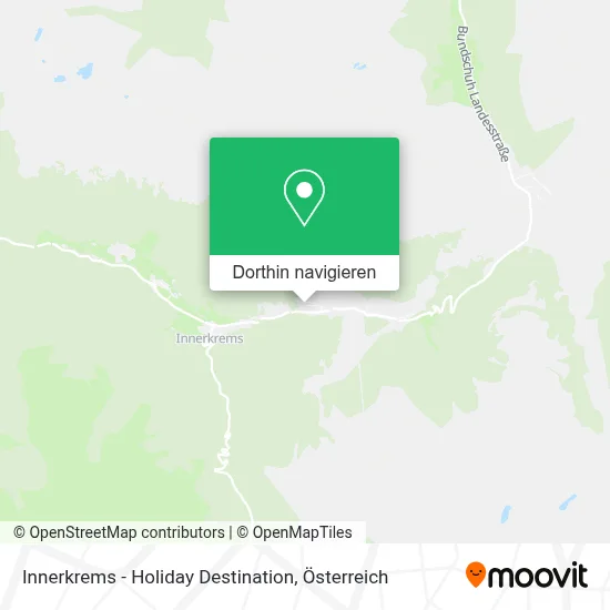 Innerkrems - Holiday Destination Karte