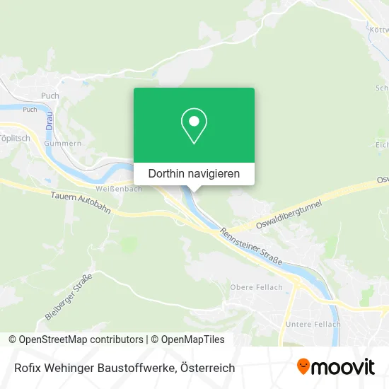 Rofix Wehinger Baustoffwerke Karte