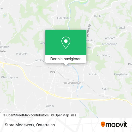 Store Modewerk Karte