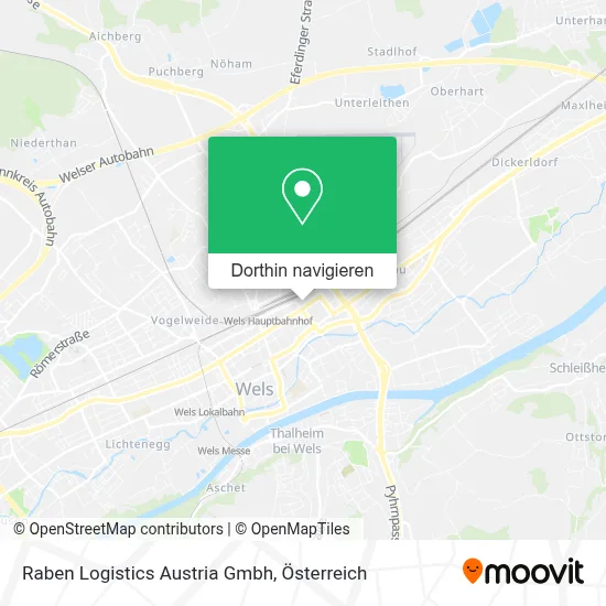Raben Logistics Austria Gmbh Karte