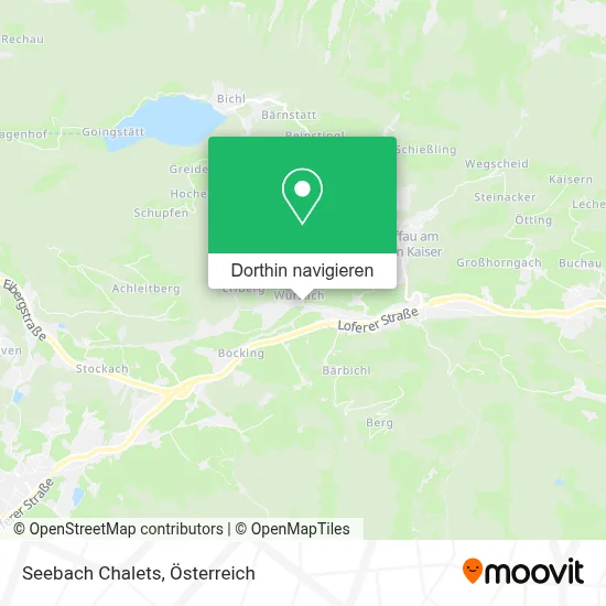 Seebach Chalets Karte