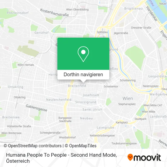 Humana People To People - Second Hand Mode Karte