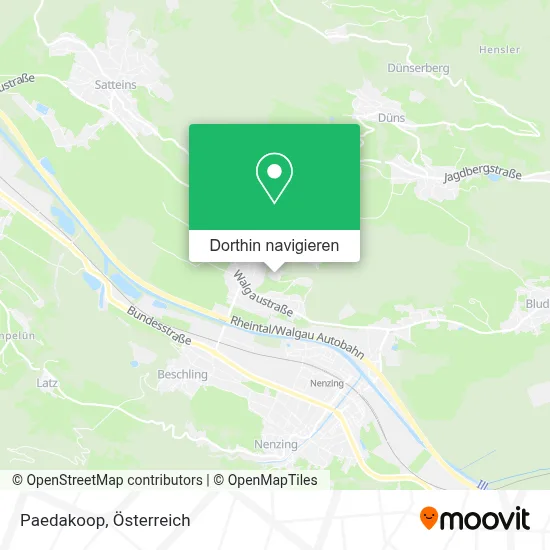 Paedakoop Karte