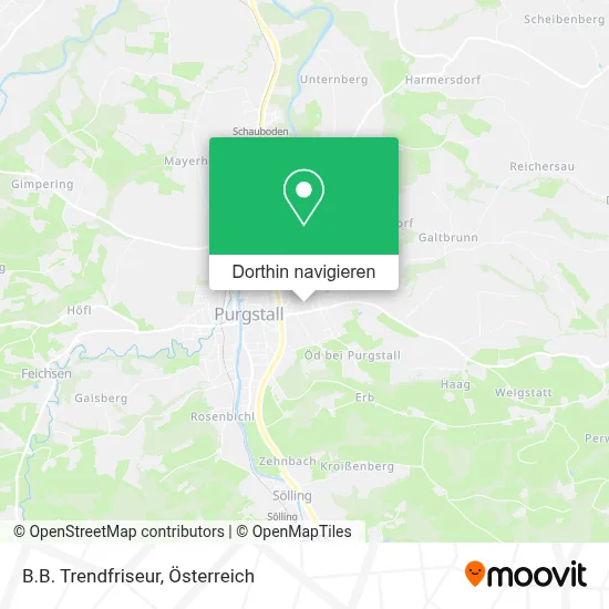 B.B. Trendfriseur Karte