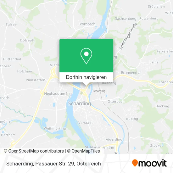Schaerding, Passauer Str. 29 Karte