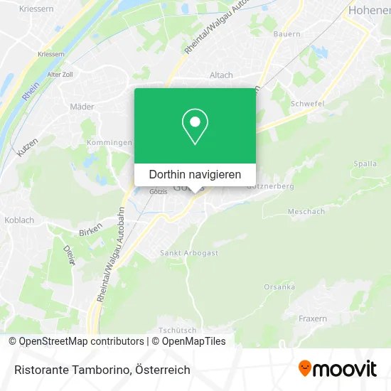 Ristorante Tamborino Karte