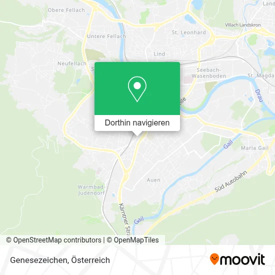 Genesezeichen Karte