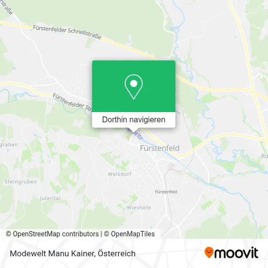 Modewelt Manu Kainer Karte
