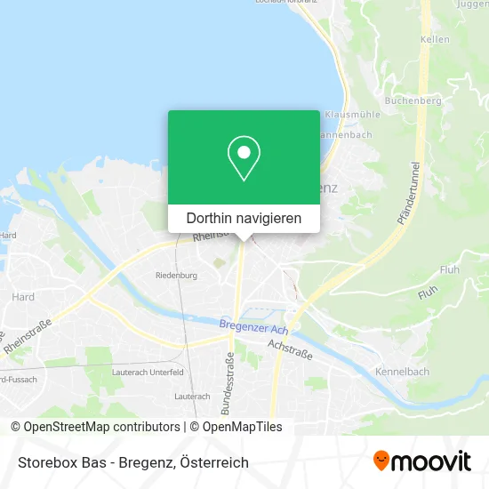 Storebox Bas - Bregenz Karte