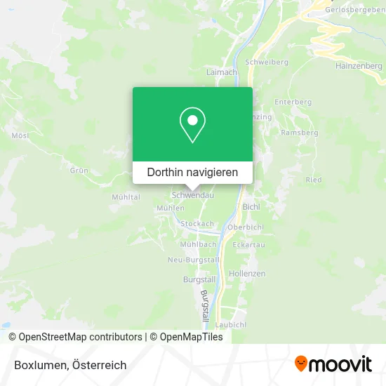 Boxlumen Karte