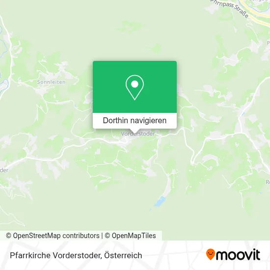 Pfarrkirche Vorderstoder Karte