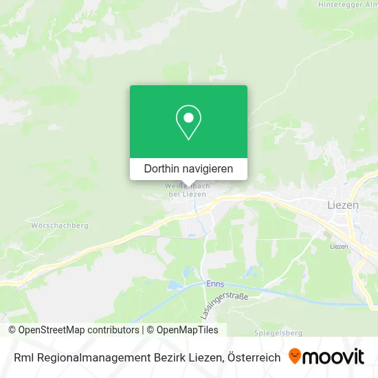 Rml Regionalmanagement Bezirk Liezen Karte