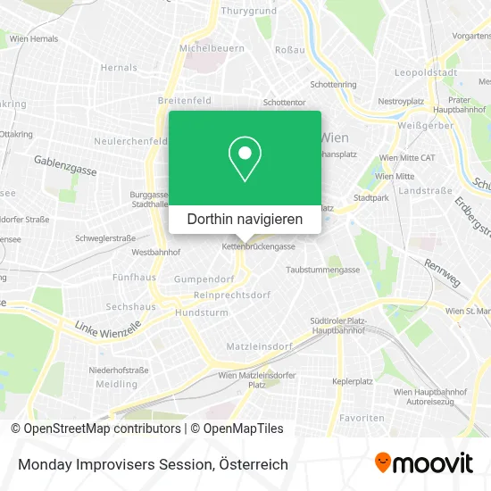 Monday Improvisers Session Karte