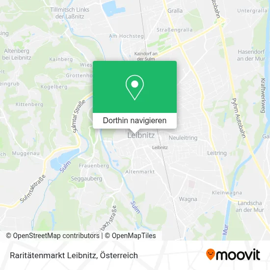 Raritätenmarkt Leibnitz Karte