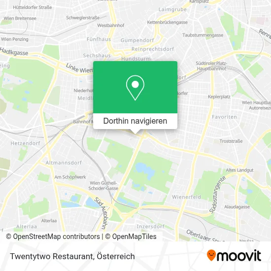Twentytwo Restaurant Karte