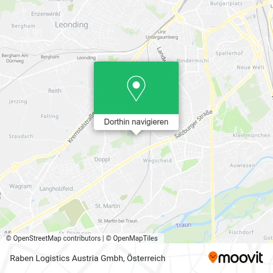 Raben Logistics Austria Gmbh Karte