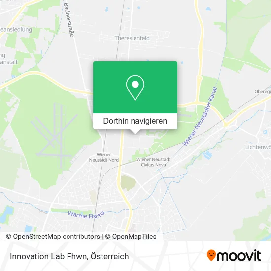 Innovation Lab Fhwn Karte