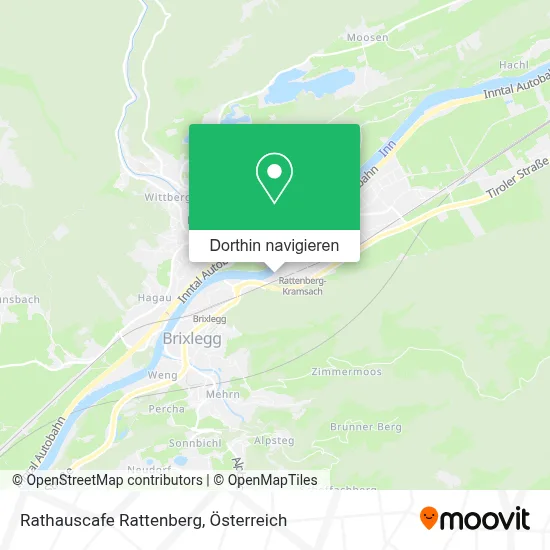 Rathauscafe Rattenberg Karte