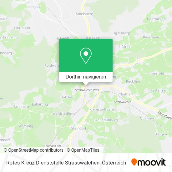 Rotes Kreuz Dienststelle Strasswalchen Karte