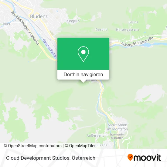 Cloud Development Studios Karte