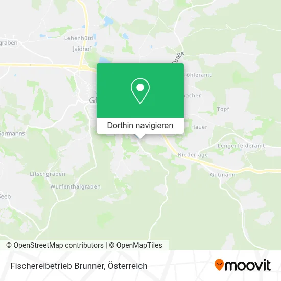 Fischereibetrieb Brunner Karte