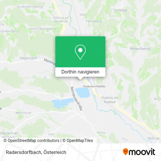 Radersdorfbach Karte