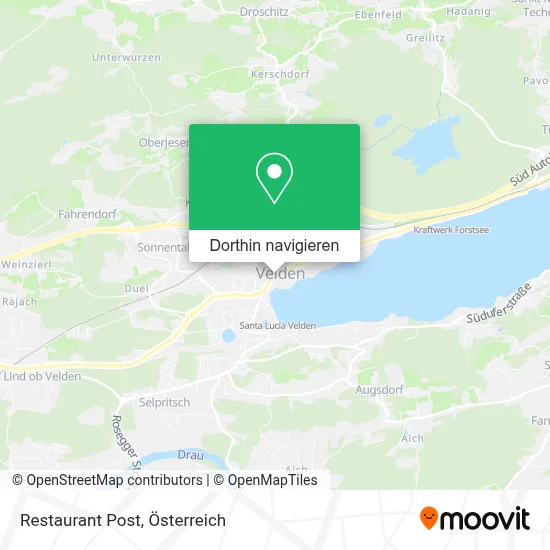 Restaurant Post Karte