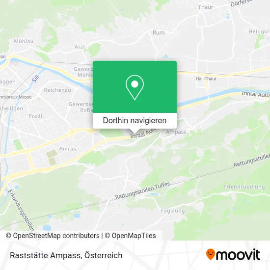 Raststätte Ampass Karte