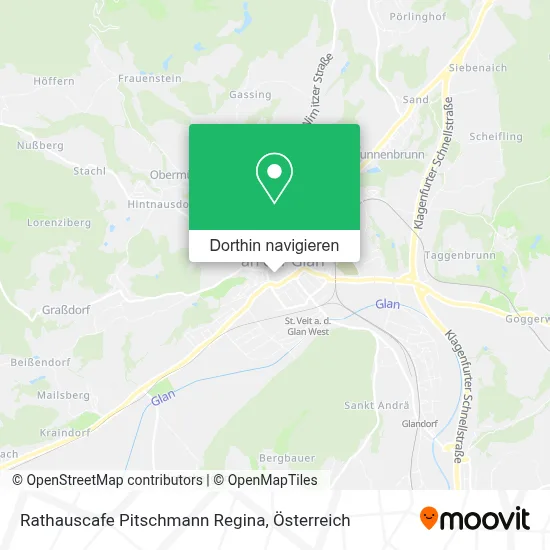 Rathauscafe Pitschmann Regina Karte