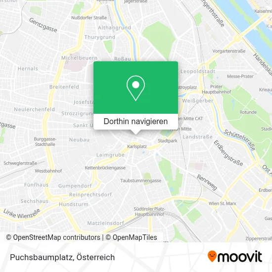 Puchsbaumplatz Karte