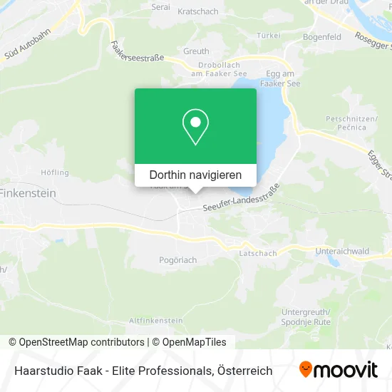 Haarstudio Faak - Elite Professionals Karte