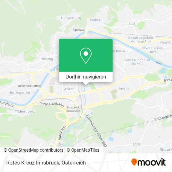 Rotes Kreuz Innsbruck Karte