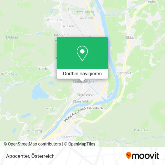 Apocenter Karte