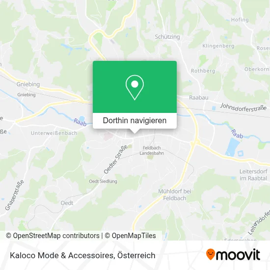 Kaloco Mode & Accessoires Karte