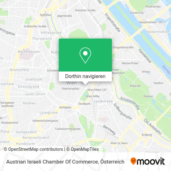 Austrian Israeli Chamber Of Commerce Karte
