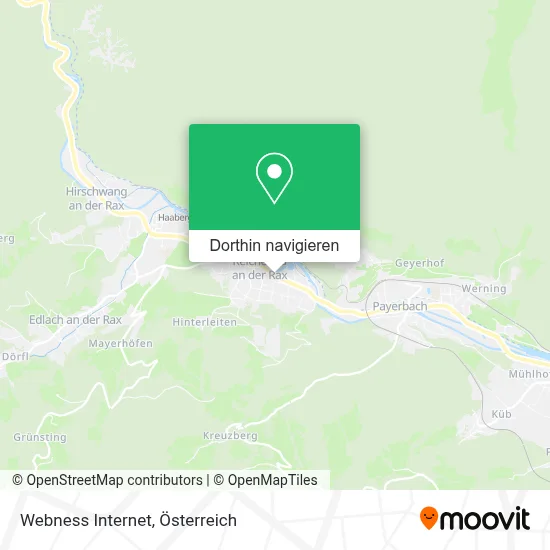 Webness Internet Karte