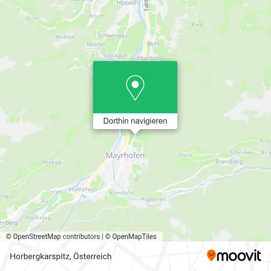 Horbergkarspitz Karte