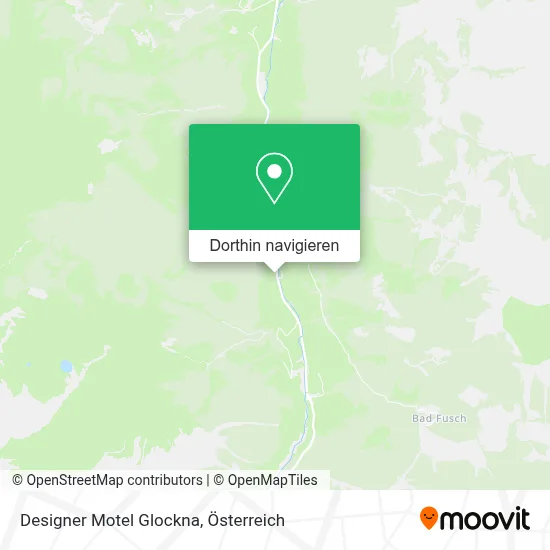 Designer Motel Glockna Karte