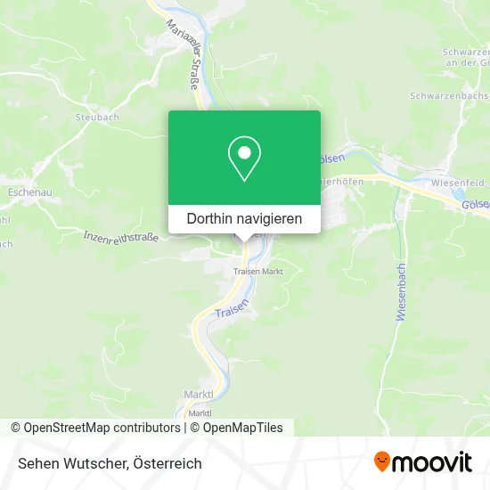 Sehen Wutscher Karte