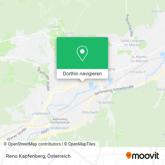 Reno Kapfenberg Karte