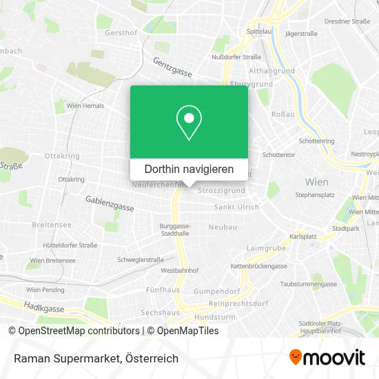 Raman Supermarket Karte
