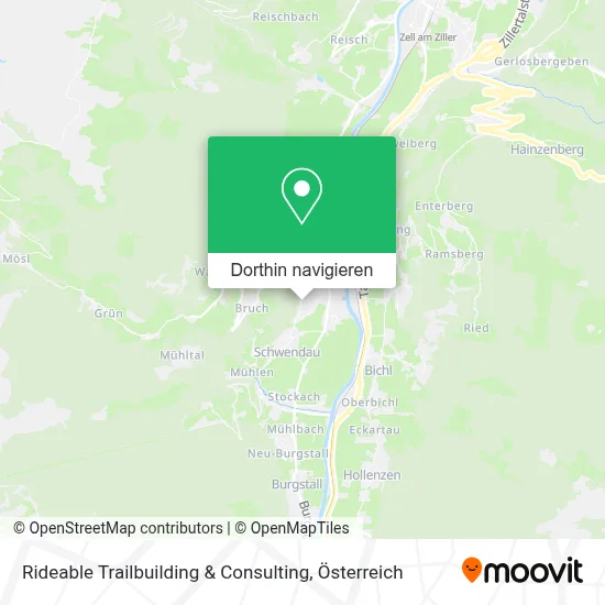 Rideable Trailbuilding & Consulting Karte
