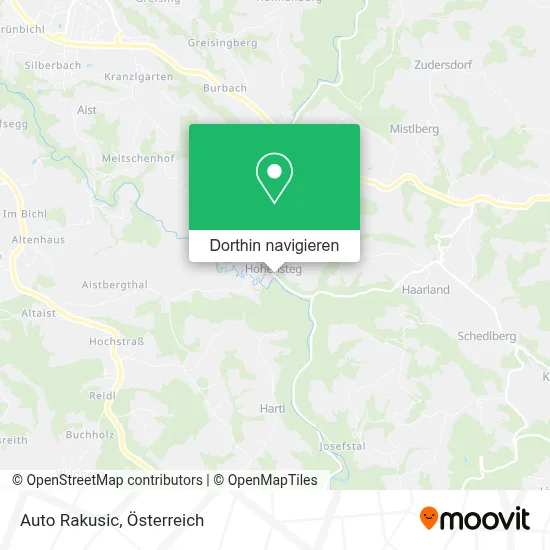 Auto Rakusic Karte
