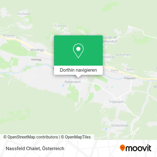 Nassfeld Chalet Karte
