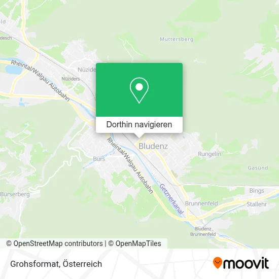 Grohsformat Karte