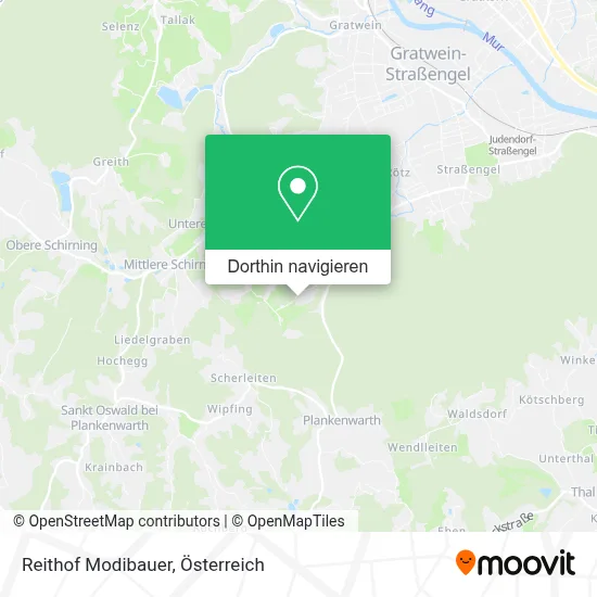 Reithof Modibauer Karte