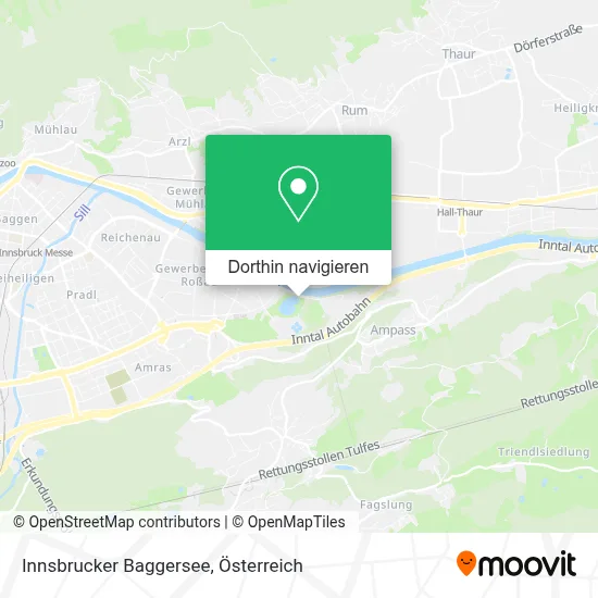 Innsbrucker Baggersee Karte